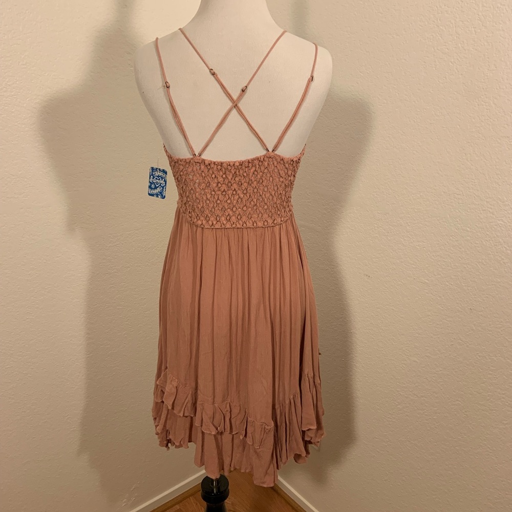 NWT Free People Mauve Adella Mini Slip - Picture 7 of 9